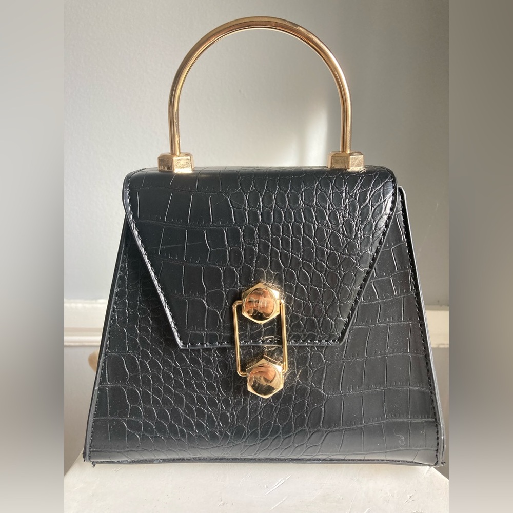 BADGLEY MISCHKA MINI BLACK FRAME BAG
